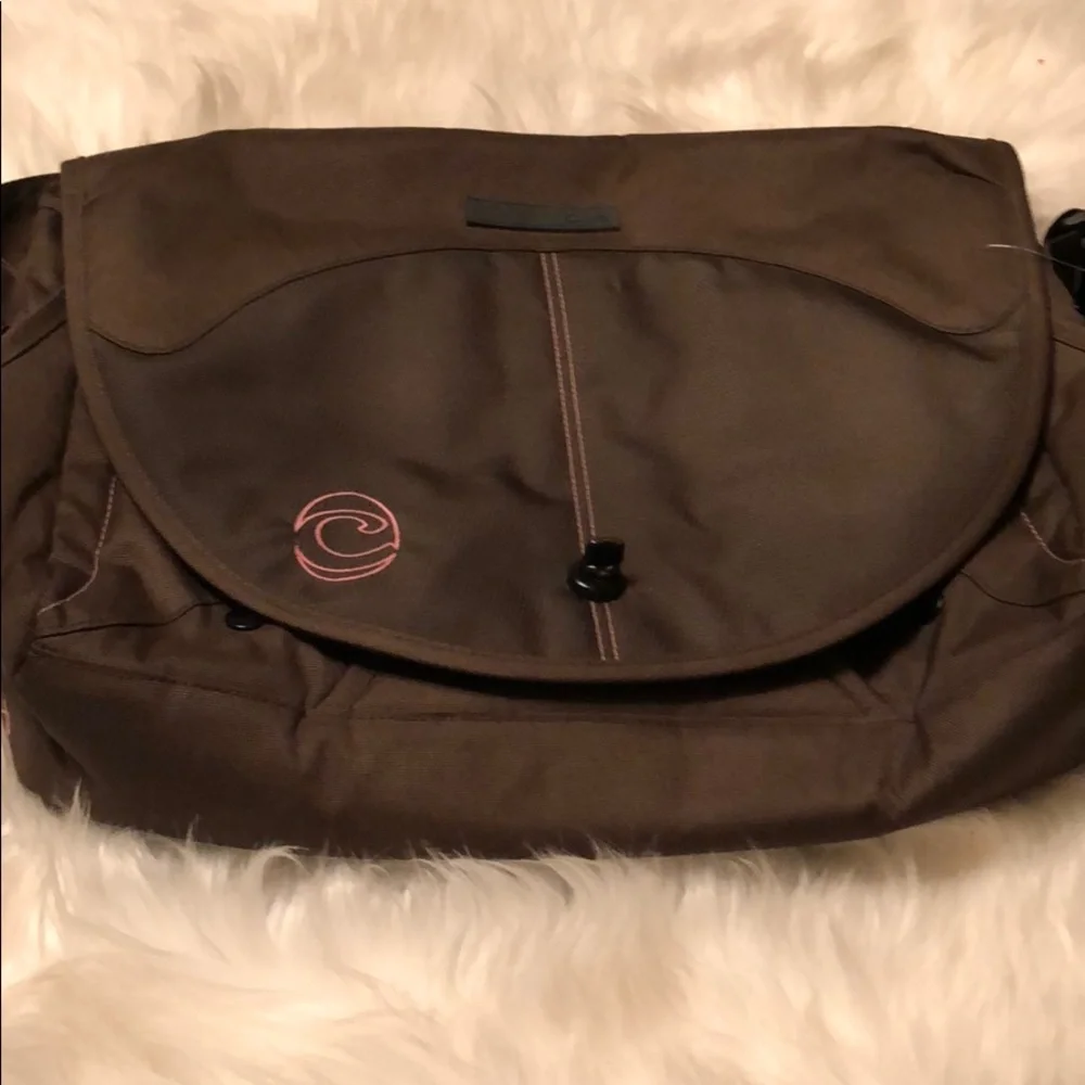 CLIVE MESSENGER COMPARTMENTS SHOULDER BAG UNISEX BROWN